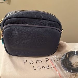 Pom Pom London Mayfair leather purse